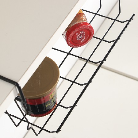 Multi functional stacked hanging basket (black and white)